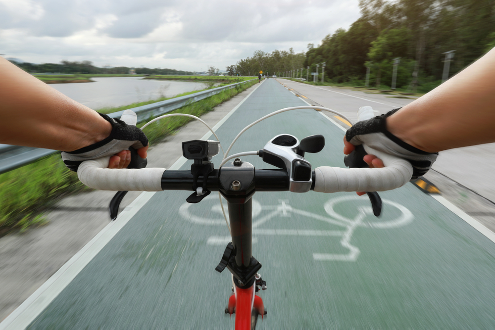 Stuur van een Racefiets